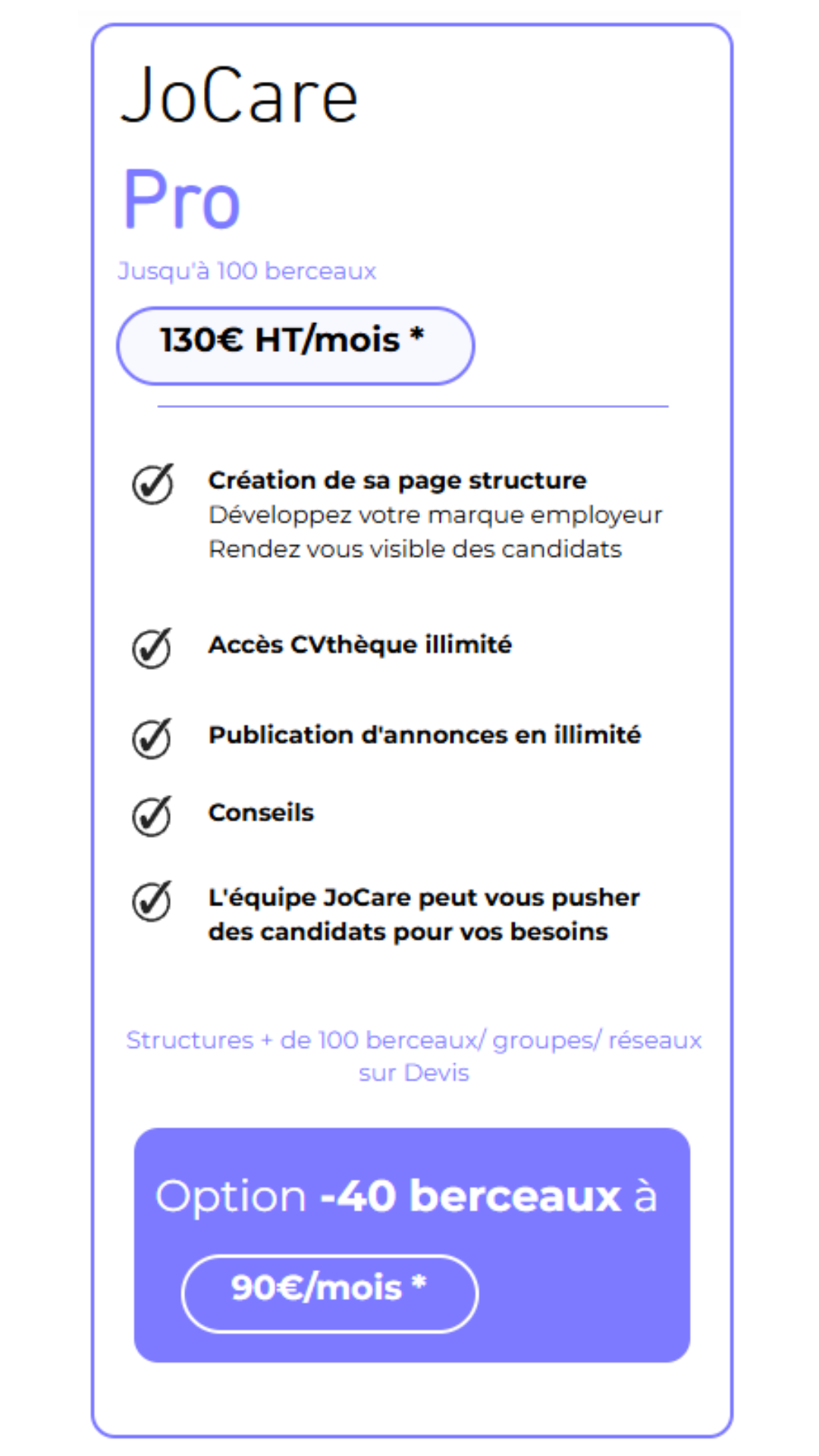 Abonnements JoCare pro